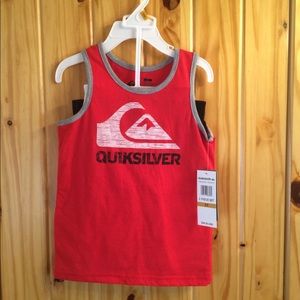 Quicksilver tank top and shorts set.